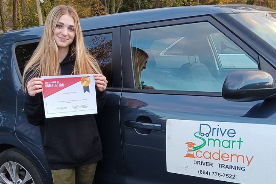 Aubrey at Drive Smart Academy