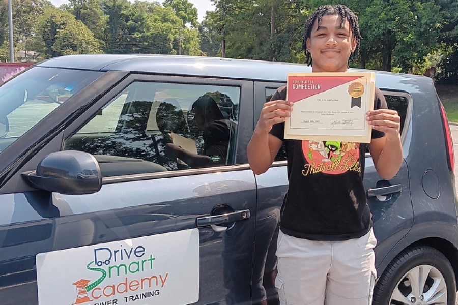 Russell at Drive Smart Academy