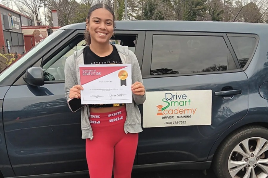 Jaycie at Drive Smart Academy